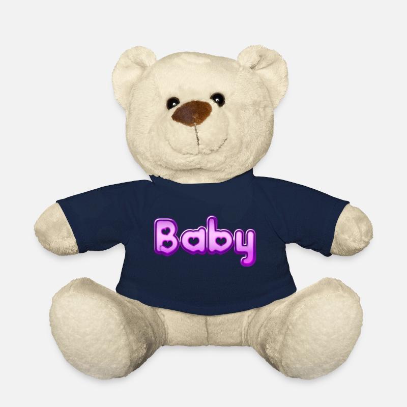 Text Baby - Teddy - French Navy