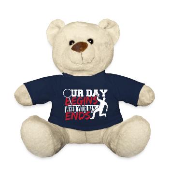 Forensic Investigation, Crime Scene - Teddy Bear - french navy - Front