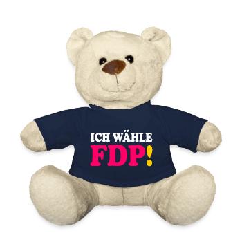Fdp - ich wähle fdp - Teddy - French Navy - Vorne