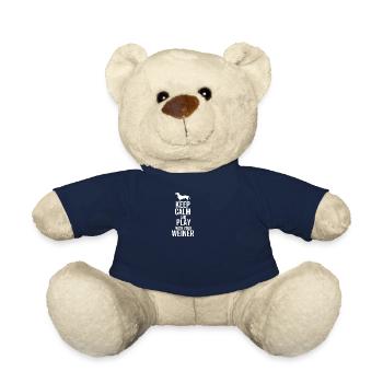 Bewahren Sie Ruhe und spielen Sie mit Ihrem Weiner - Teddy - French Navy - Vorne