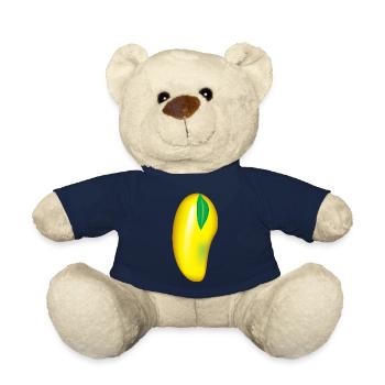 I love mango fruit - Teddy Bear - french navy - Front
