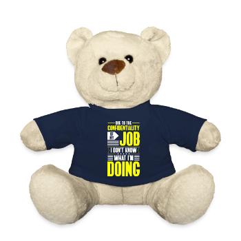 Craft Work Father Humor - Teddy Bear - french navy - Front