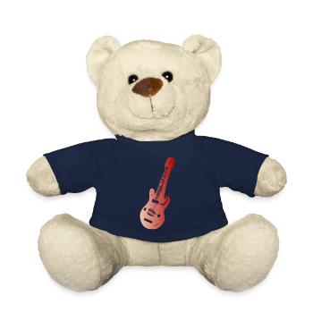 Rote E-Gitarre - Teddy - French Navy - Vorne