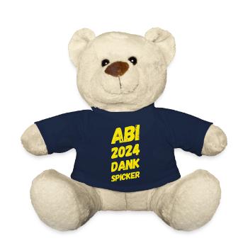 ABI Abitur dicton amusant - Nounours - bleu marine - Devant