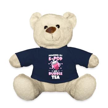 Bubble Tea Cute Syrup Tapioca - Teddy Bear - french navy - Front