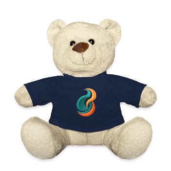 Flame Wave - Teddy Bear - french navy - Front