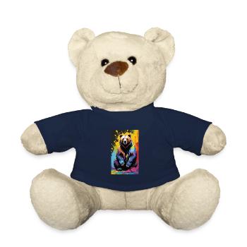Ours | Ours brun | Grizzli | Animaux - Nounours - bleu marine - Devant