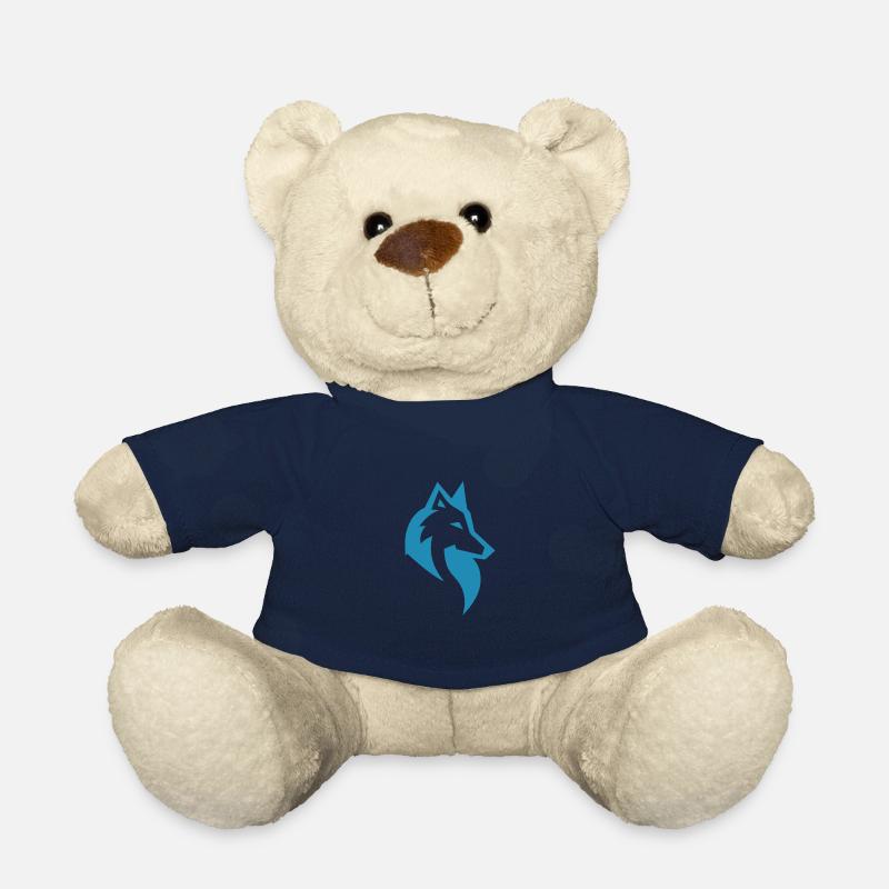Silhouette de loup - Nounours - bleu marine