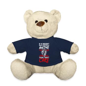 Manga Comic Waifu - Teddy Bear - french navy - Front