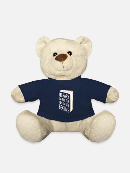Adventure Begins At Your Library - Teddy - French Navy