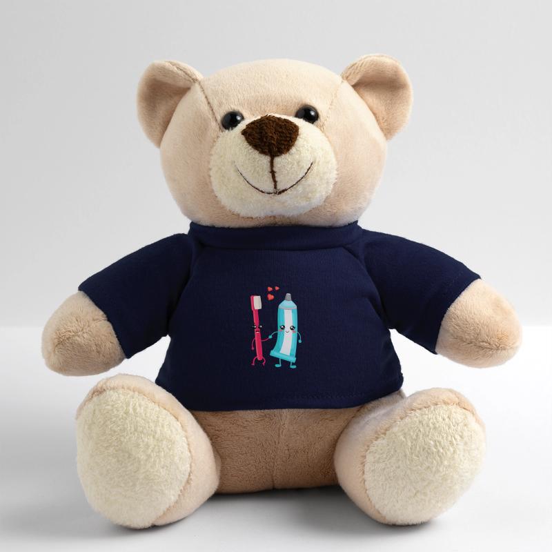 Toothbrush & Toothpaste Pair Gift for Dentists Teddy Bear