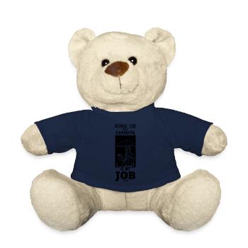 bester Opa mit Regenschirm Enkelkind - Teddy - French Navy - Vorne