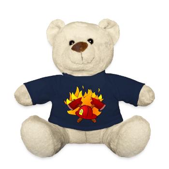feuerwehr feuerwehrmann firefighter firetruck fire - Teddy - French Navy - Vorne