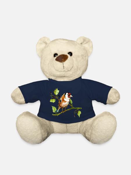 oiseau - Nounours - bleu marine