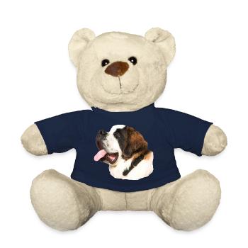 Hund,Hundekopf,Hunde,Bernhardiner,Rettungshund, - Teddy - French Navy - Vorne
