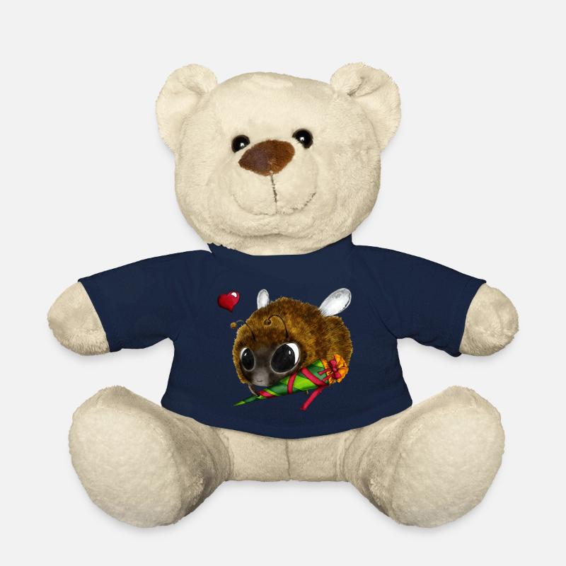 Der Plüschbrummer kommt zur Schule mit Schultüte - Teddy - French Navy
