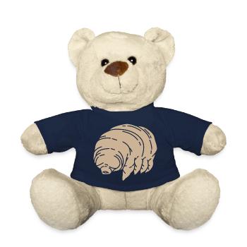 Tardigrade water bear microbiology - Teddy Bear - french navy - Front