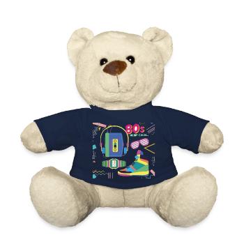 80s Keep Calm Eighties eighties - Teddy Bear - french navy - Front