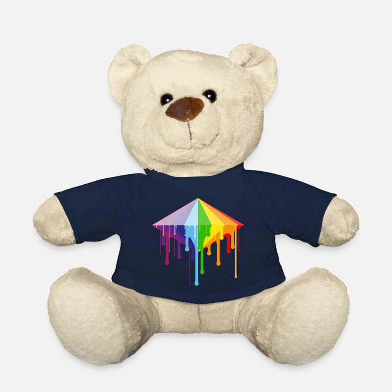 Diamant arc-en-ciel fondant - Nounours - bleu marine
