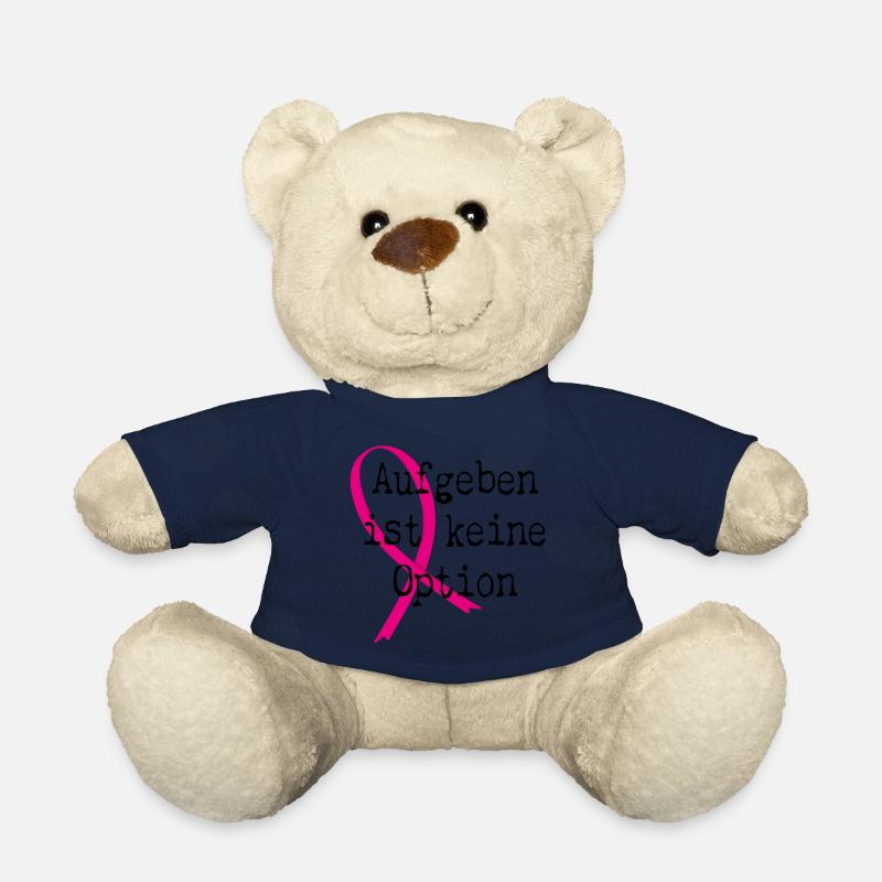 Aufgeben ist keine Option - anti Brustkrebs - Teddy - French Navy
