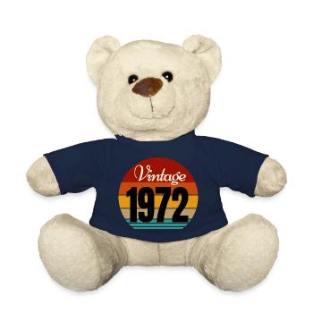 millésime 1972 - Nounours - bleu marine - Devant
