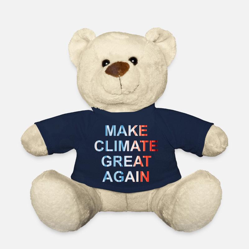 Make climate great again - Nounours - bleu marine