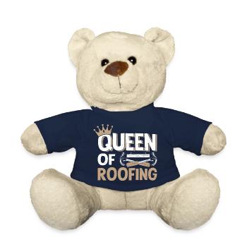 Dachdecker Dachdeckerei Dachklempner Roofer - Teddy - French Navy - Vorne