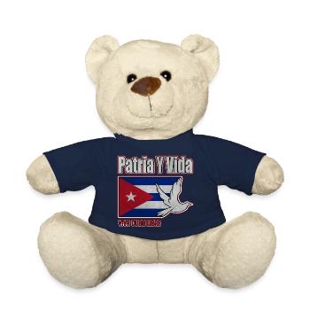Cuba Flag, Viva Cuba Libre, Patria Y Vida, Cuba - Teddy - French Navy - Vorne