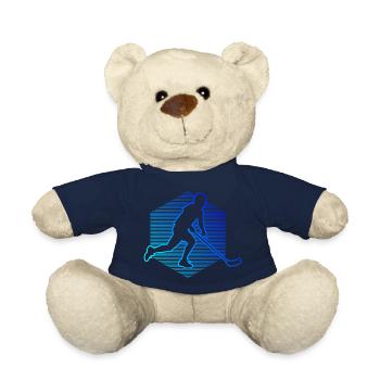 Floorball Floorball Men's Boys Salibandy Inneba - Teddy Bear - french navy - Front
