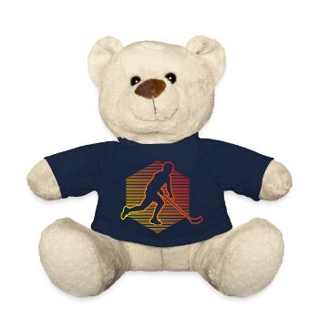 Floorball Floorball Players Men's Boys - Teddy Bear - french navy - Front