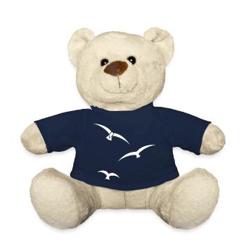 Drei Vögel Silhouette - Teddy - French Navy - Vorne