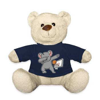 dab dabbing koala basket-ball koalas bande dessinée mignon - Nounours - bleu marine - Devant