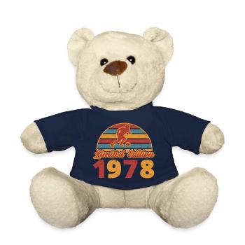 Football Footballer Footballer's birthday 1978 - Teddy Bear - french navy - Front