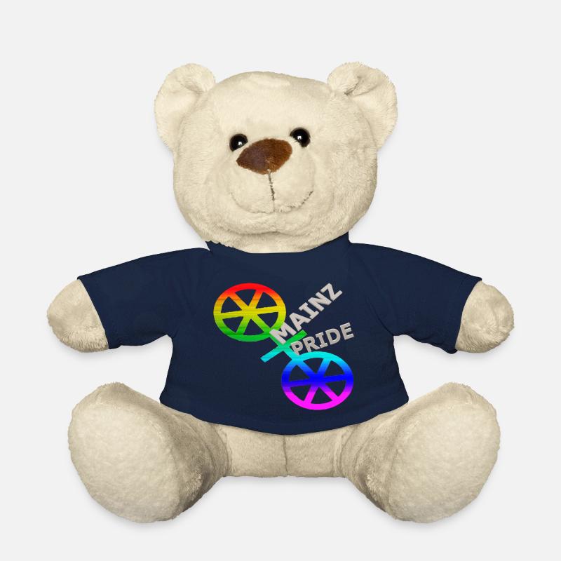 CSD Mainz Gay Pride armoiries roues à six branches - Nounours - bleu marine