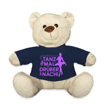 Tanz mal drüber nach! - Tanz-Saal Tänzer-in Tanzen - Teddy - French Navy - Vorne