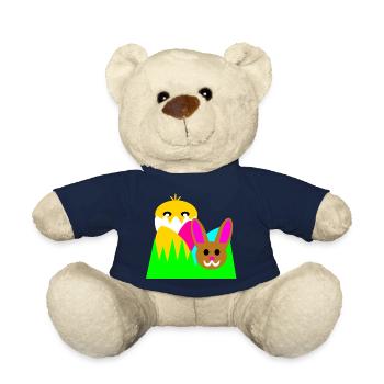 Picture for Easter - Teddy Bear - french navy - Front