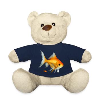 Le poisson rouge - Nounours - bleu marine - Devant