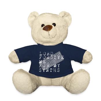 lord forgive me for my synths - Teddy Bear - french navy - Front