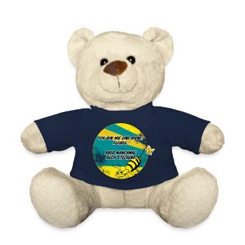 Ich bin wie eine Biene:Fleißig, aber auch stechend - Teddy - French Navy - Vorne