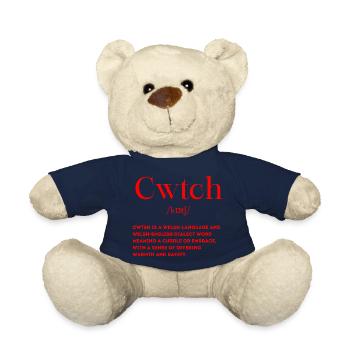 Cwtch Definition Walisisch Wales - Teddy - French Navy - Vorne