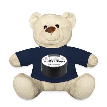 Gaffer Tape Rock Tee - Teddy - French Navy - Vorne