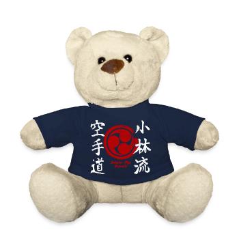 Karate Shorin Ryu Kanji Kampfkunst Japan - Teddy - French Navy - Vorne