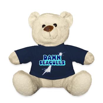Damn Seagulls Funny Sailor Captain Saying - Teddy Bear - french navy - Front