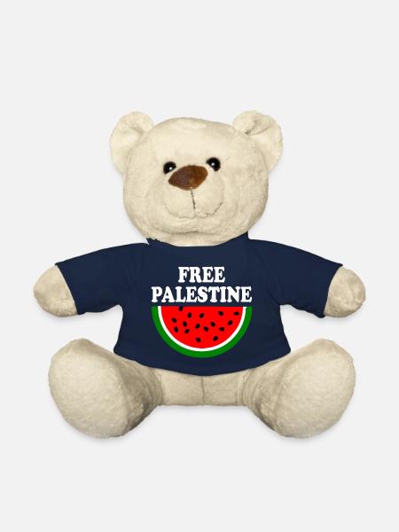 Free palestine - Nounours - bleu marine
