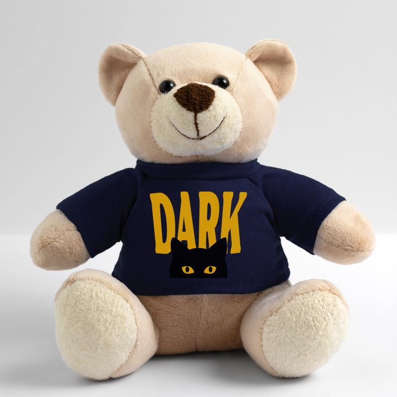 Dunkle Katze Teddy