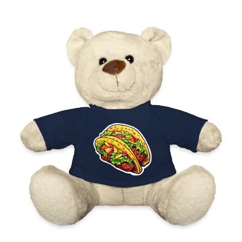 Taco double - Nounours - bleu marine - Devant
