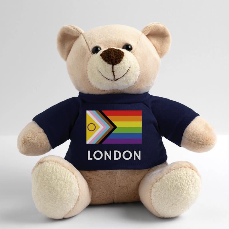Drapeau de progrès de la fierté inclusive de Londres Nounours