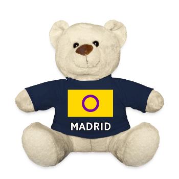 Intersex Pride Flag Madrid - Teddy Bear - french navy - Front
