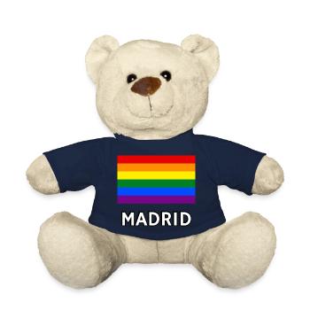 Pride Flag Madrid - Teddy Bear - french navy - Front