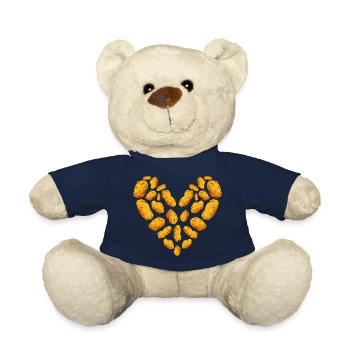 Chicken Nugget Lover Chicken Nuggets - Teddy Bear - french navy - Front